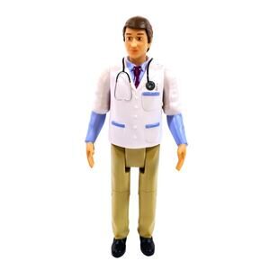 Fisher-Price Loving Family Doctor Action Figure 6" Stethoscope Articulated